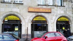 Berliner republik, otro de los restaurantes recomendados donde comer en Berlín